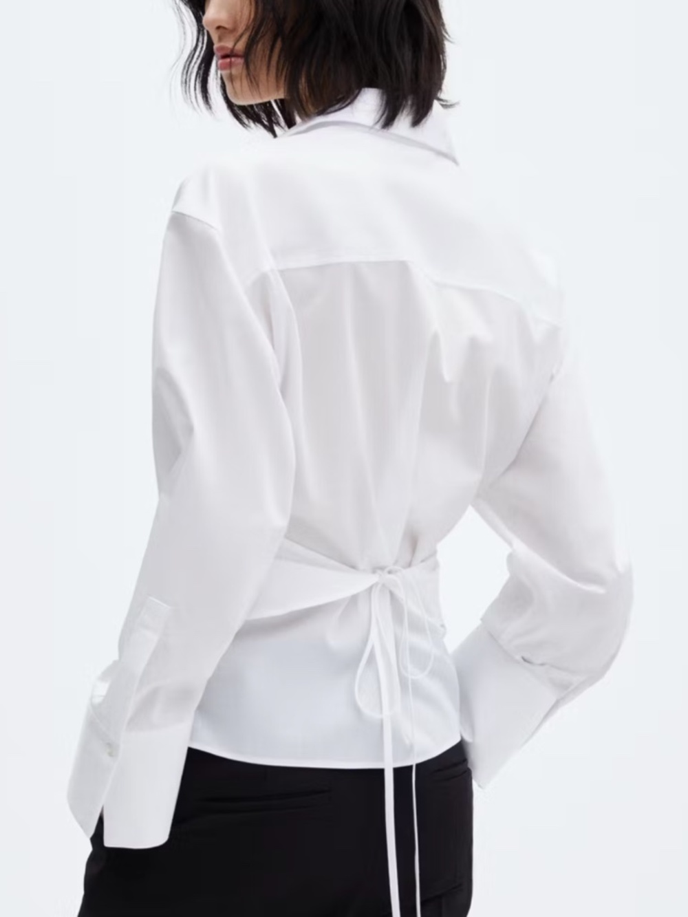 NWT Mango Cotton Cross Shirt - Picture 2 of 6